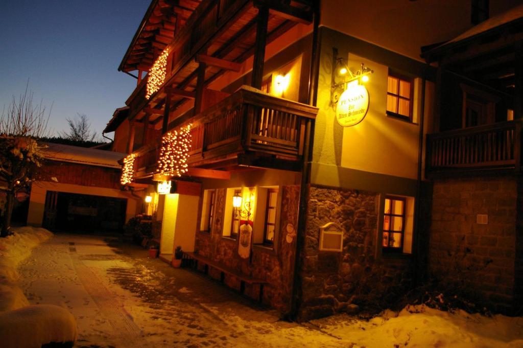 Pension Zur Alten Schmiede Zwiesel Exterior foto